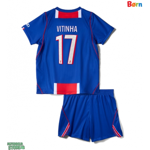 Paris Saint-Germain Vitinha #17 Replika Babytøj Hjemmebanesæt Børn 2026-27 Kortærmet (+ Korte bukser)
